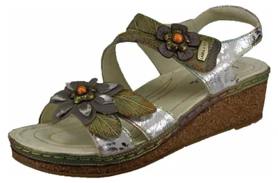 Produktbild von Laura Vita Keilsandaletten Damen 31353333313537 Grau 38 EU