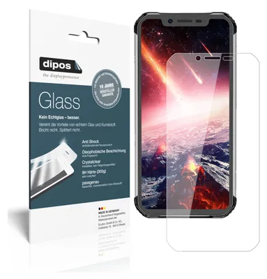 Produktbild von 2x Schutzfolie für Blackview BV9600 Pro - Anti-Shock 9H Folie dipos Glass
