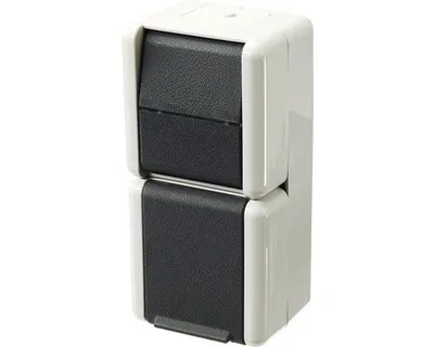 Produktbild von JUNG 876 W, Weiß, 250 V, 16 A, 75 mm, 58 mm, 151 mm