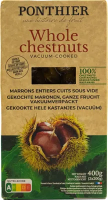 Produktbild von Food-United MARONEN Edel-Ess-Kastanien Vakuum-Gekocht Ponthier 400g