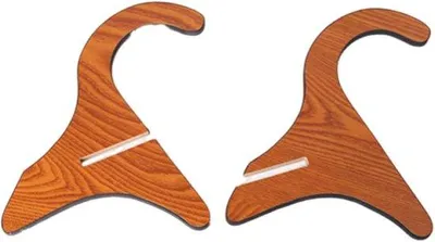 Immagine prodotto di Supporto per chitarra in legno - supporto portatile per violino - pieghevole e antiscivolo - per chitarre acustiche e classiche - Base