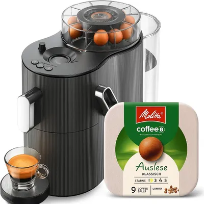 Image de CAFE ROYAL CoffeeB Globe Machine à café à capsules Noir