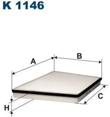 Obrázek produktu pro Kabinový Vzduchový Filtr Db E (W211)