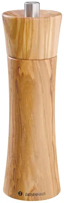 Zdjęcie produktu dla Zassenhaus Frankfurt, Młynek do pieprzu, Oliwkowy, Drewno, Drewno, Ceramika, 56 mm, 180 mm