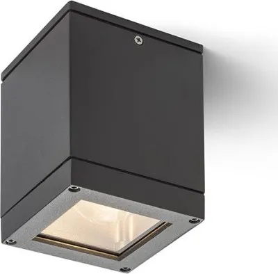 Zdjęcie produktu dla QUADRA M sufitowa antracyt 230V LED E27 8W IP54