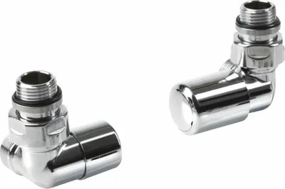 Immagine prodotto di Aqualine First - Set di valvole di collegamento ad angolo, versione destra, cromo CP920S
