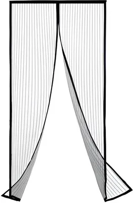 Obrázok produktu pre Malatec 12523 Moskytiéra do dverí s magnetky 80/90/100 x 210/220 cm čierna
