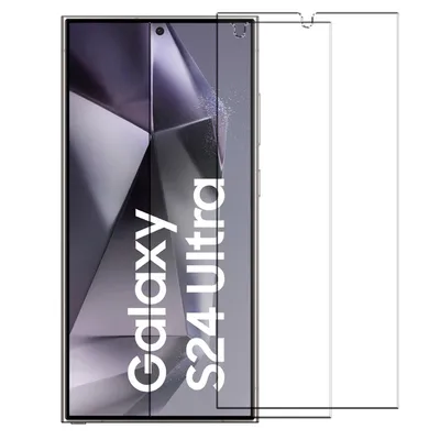 Produktbild von 2x Conie Glasfolie für Samsung Galaxy S24 Ultra Displayschutz Folie Panzer Glas Premium Schutzfolie Set Blasenfrei
