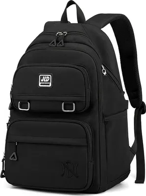 Immagine prodotto di JANSBEN zaino scuola nylon impermeabile 30L nero moderno ora nuovo