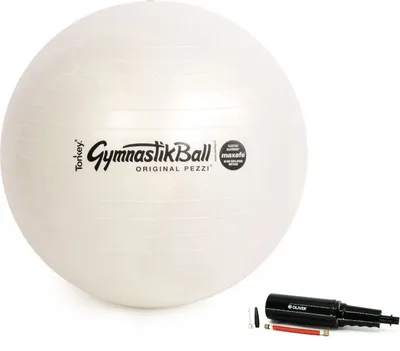 Image de Original Pezzi® MAXAFE ballon de gymnastique avec pompe - blanc perle