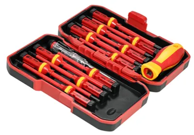 Image de Kit d'outils pour électriciens, isolés, avec embouts magnétiques, tel que illustré