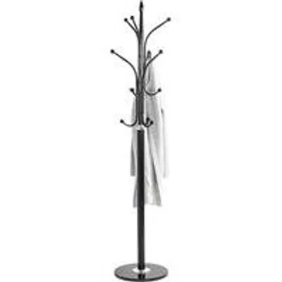 Produktbild von Famanu Garderobenhaken mit Marmoruntergestell Ø 40 x H 179 cm - Schwarz