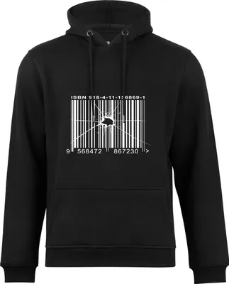 Produktbild von Cotton Prime® Kapuzensweatshirt Barcode - Out of Order XXL schwarz