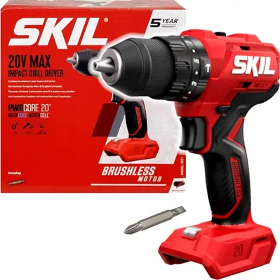 Produktbild von SKIL 3021CA Akku-Schlagbohrschrauber (20 V, bürstenloser Motor, 13mm Bohrfutter)