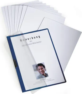 Productafbeelding van DURABLE Sollicitatieset DURACLIP® PROFI 30 A4, 258607, Donkerblauw