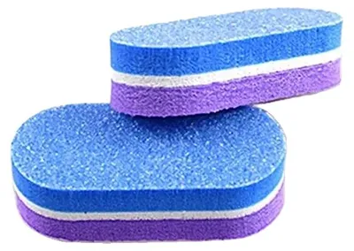 Immagine prodotto di Lima per unghie, confezione da 50 pezzi, grana doppia, colore blu-viola