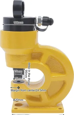 Produktbild von Hydraulisches Stanzwerkzeug, hohe Stanzkraft, vielseitige Anwendung, Gelb