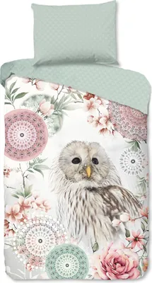 Produktbild von HIP Bettwäsche "Omaira" mit Mandalas und Blumen - Multi - 140 X 200 cm  - 100% Baumwolle/ Flanell (Biber)