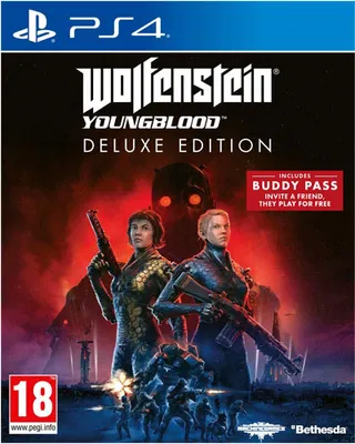Produktbild von Wolfenstein 2  Youngblood  PS-4 Deluxe Edition