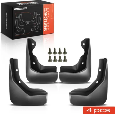Produktbild von Frankberg 4x Spritzschutz Schmutzfänger Vorne und Hinten für VW Jetta IV 162 163 2014-2018
