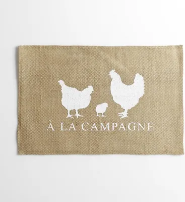 Image de Set de table Jute A la Campagne 30x45 cm