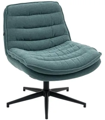 Produktbild von Buerostuhl Schreibtischstuhl Ohne Armlehnen Breite Sitzflaeche Hoehenverstellbar Schneidersitz Doppellagig Leinenoptik Dunkelgruen 76 x 65,5 x 80 cm