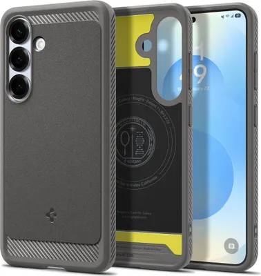 Produktbild von Spigen Rugged Armor, Cover, Samsung, Galaxy S25, 15,8 cm (6.2"), Grau