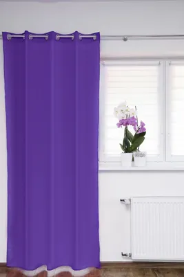 Obrázok produktu pre Eyelet šatka Window Curtain Purple 145x225 cm záclona šatka Dekoratívna šatka