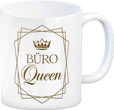 Produktbild von Büro Queen Kaffeebecher Kronensymbol