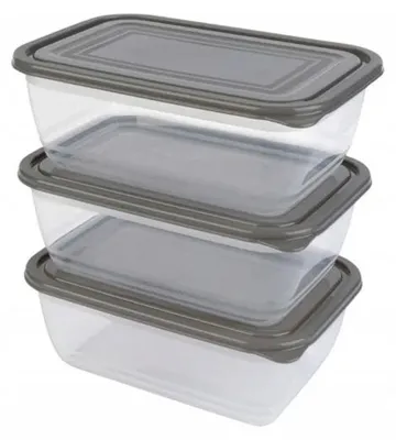 Produktbild von Livarno Home Lebensmittelbehälter 2l, 3er-Set, BPA-frei