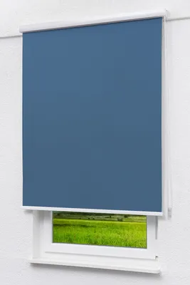 Produktbild von Lysel - Qualitätskassettenrollo Abdunkelung jeansblau, (B x H) 90cm x 175cm in blau/jeansblau