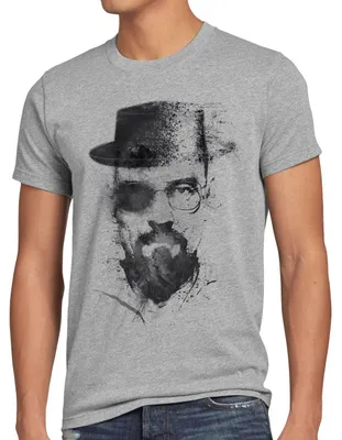 Produktbild von style3 Walter Crystal T-Shirt Herren meth white tv serie