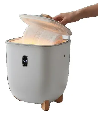 Obrázek produktu pro Ohřívač ručníků, nastavitelná teplota, vestavěný časovač, armádně zelená barva