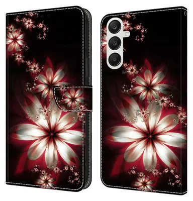 Obrázek produktu pro Pouzdro na mobilní telefon Samsung Galaxy A55 z umělé kůže ve stylu knihy, motiv 9, ochranné pouzdro