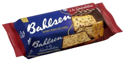 Produktbild von Bahlsen Winterkuchen Spekulatius saftiger Rührkuchen Packung 350g