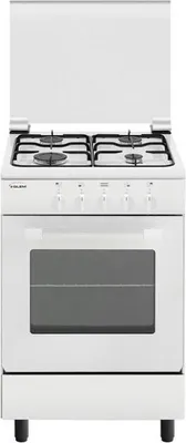 Immagine prodotto di Glem Gas AE55MX3, Cucina a libera installazione, Bianco, Girevole, Gas, 4 zone/zone, 4 zone/zone