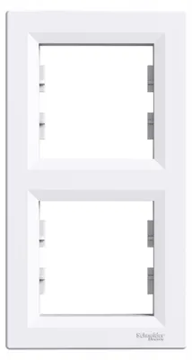 Image de Cadre double Schneider Electric EPH5810221 Asfora blanc