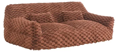 Produktbild von CHITA Sofa aus Fleece, platzsparend, Vakuum-Kompression, Couch 2-Sitzer inkl. 2 Kissen & 1 Decke, kein Aufbau erforderlich