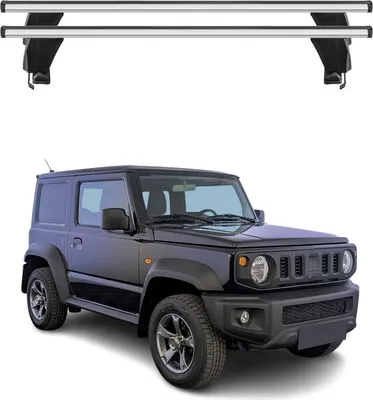 Image de Menabo Barres de toit Transversales pour Suzuki Jimny 2018-2025 Gris ABE 2x