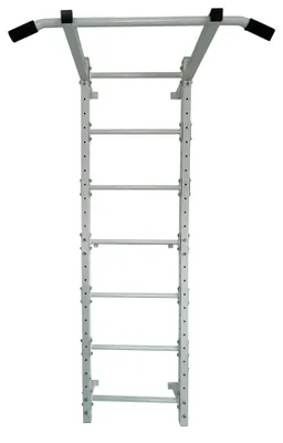 Produktbild von Sprossenwand Kletterwand Klettergerüst Turngerät 2 tlg Sportgerät Fitness Weiss