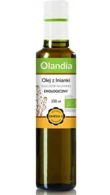 OLEJ Z LNIANKI TŁOCZONY NA ZIMNO BIO 250 ml - OLANDIA
