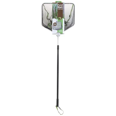 Produktbild von Teichkescher Fischkescher Unterfangkescher Fischnetz Teleskopstiel 35/46cm