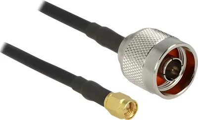 Zdjęcie produktu dla DeLOCK 89420, 2,5 m, CFD200, SMA, Czarny