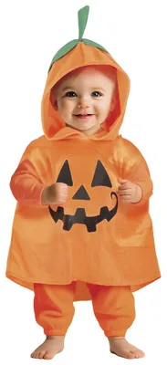 Produktbild von Kürbis Poncho für Kleinkinder Kindergröße: 86-92