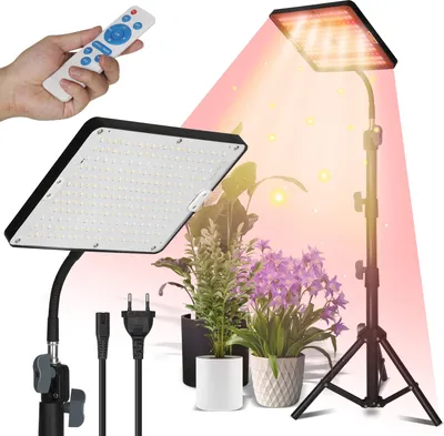 Obrázok produktu pre Bettizia 25W so stojanom Rastlinná lampa Celospektrálne svetlo pre rastliny Rastlinná lampa pre izbové rastliny Rastúca lampa 77-130cm