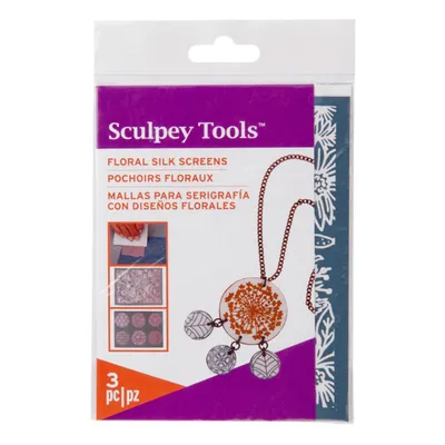 Zdjęcie produktu dla Zestaw do sitodruku Sculpey Floral - 1 zestaw
