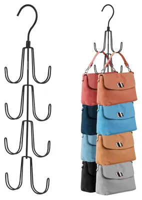 Image de Support mural pour sacs à main, avec une capacité de rangement de 8 sacs