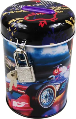 Produktbild von Derform Skarbonka z kłódką Race Team, 1 sztuka