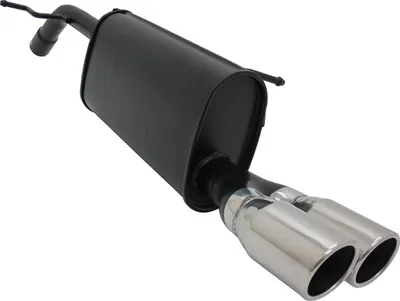 Image de Echappement sport Novus pour Peugeot 207 2x76mm SR-Design Silencieux final avec ABE
