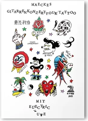 Produktbild von Maeckes - Tattoo, Poster A3